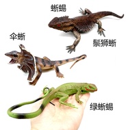 Manufacturer Wholesale Simulation Reptile Model Children's Cognitive Umbrella Lizard Chameleon Gecko