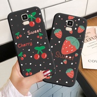 Casing For Samsung J4+ J6+ J4 J6 Plus J2 Pro J8 2018 Soft Silicoen Phone Case Cover Strawberry