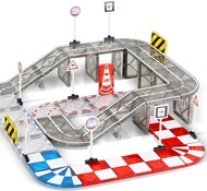 Magnetic Tiles Road Set Magnetic Blocks Building Toys for 3+ Year Old Boys Girls Magnet Construction