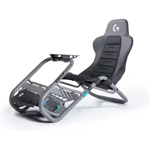 Trophy - Logitech G Edition Sim Racing Cockpit | Fully Adjustable | Supports all Direct Drive Steeri