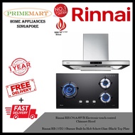 Rinnai RH-C91A-SSVR Chimney Hood + Rinnai RB-73TG 3 Burner Built-in Hob *BUNDLE DEAL - FREE DELIVERY