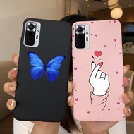 For Xiaomi Redmi Note 10 Pro Max Case Fashion Girls Sunflower Butterfly Heart Painted Candy Shockproof Casing RedmiNote10 Pro Redmi Note10 Pro Max Soft Cover