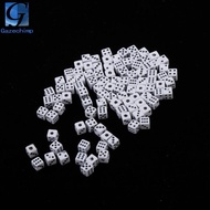 [Gazechimp] 100pcs 5mm Six Sided D6 Dice Dies for Table Games  RPG Gaming Gift Collection