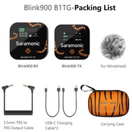 Saramonic Blink900 B1/B2TG 2.4GHZ ไร้สายลาวาเลียร์ไมโครโฟน656FT 6H สำหรับสาย Class Vlog สตรีมสด YouT