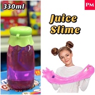 Juice Big Bottle Slime 330ml Toys - Mainan Botol Besar Lutsinar -  5 Translucent Colors