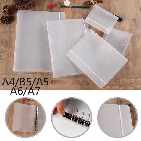 A4/B5/A5/A6/A7 Office Supplies New Refillable Journal Diary Stationery Notepad Cover File Folder Rin