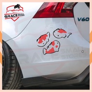 Car Sticker (KOI Fish) Koi Sticker IKAN KOI FISH JAPAN CAR STICKER