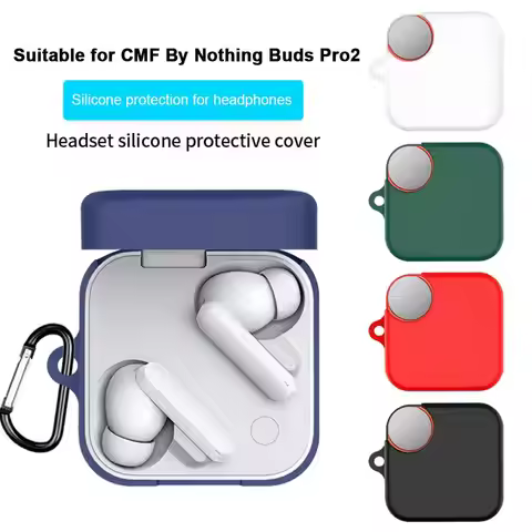 Silicone Protective Case For CMF Buds Pro 2 Cover Candy Color Soft Earphone Cover For CMF by Nothing