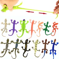 8 PCS Mainan Cicak Mini untuk Kanak-Kanak, Set Cicak Getah Realistik, Bahan TPR yang Sangat Anjal de