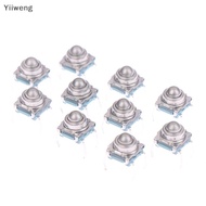 [Yiiweng] 10pcs TS-F007 7*7 Metal Steel Reset DIP Type 4 Pin Tactile [my]