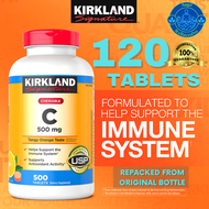 Kirkland Signature Chewable Vitamin C 500mg- 120 Tablets- AUTHENTIC