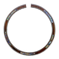 2x Ukulele Mandolin Rosette Rosette Abalone Shell Inlay 70mm Width5mm Luthier B101