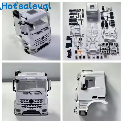 RC Truck Hydraulic Dump Truck Cabin Body Shell Part For 1/14 Rc Tamiya 6x6 For Benz 3363 Model DIY U