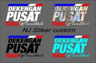 Stiker cutting logo JRP racing product thailand