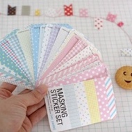 韓國 【Afrocat】masking pastel 〈補充包〉手作裝飾膠帶貼紙 卡片 筆記 日記 標籤