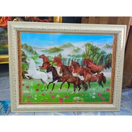 Photo Frame 8 Horse Views Home Decoration Shop Gift Souvenir Retirement Give As Gifts For Various Oc
