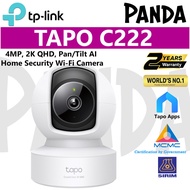 【SIRIM】TP-Link Tapo C222, 4MP, 2K QHD, Pan/Tilt AI Home Security Camera