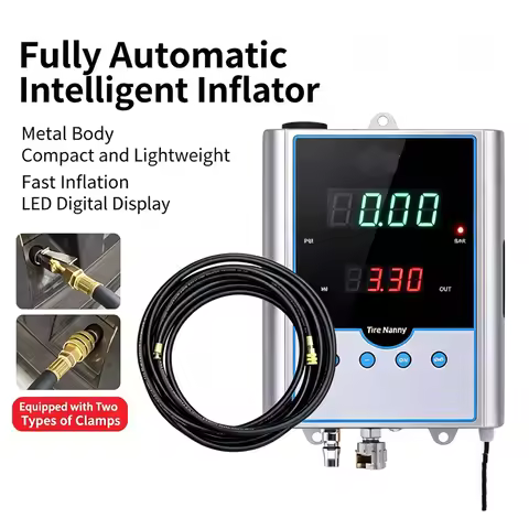 Wall-mounted Digital Tyre Pressure Gauge Automatic Tyre Infaltor Inflation Gun Air Gauge Automatic T
