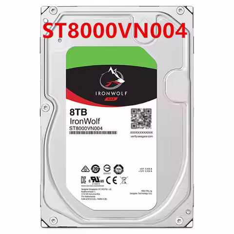 Original New HDD For Seagaate 8TB SATA 3.5" 256MB 7200RPM For Internal Hard Disk For NAS HDD For ST8