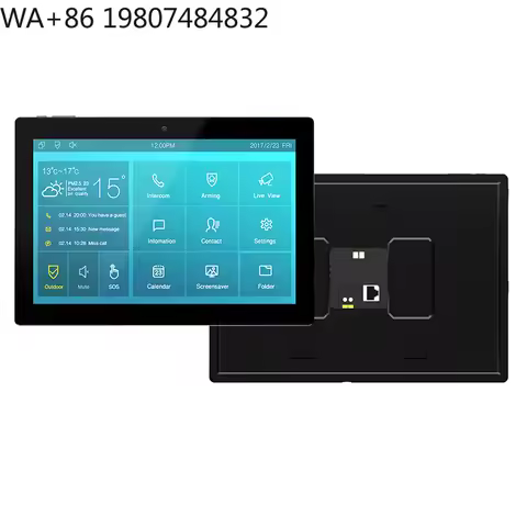 10 Inch Multi-system Smart Home Central Touch Panel Android Linux Debian Ubuntu Automation Display