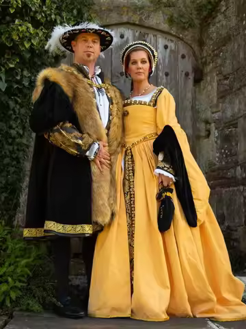 Historical Renaissance Tudor Princess Queen Elizabeth Costume Ann Boleyn Cosplay Dress Tudor Prince 
