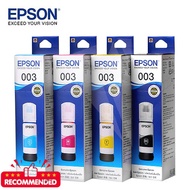 หมึกเติมของแท้ เอปสัน EPSON 003 ของแท้ 100%เหมาะสำหรับ L3110 L3210 L3216 L3150 L3250 #หมึกเครื่องปริ