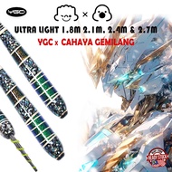 YGC Joran Teleskopik 3/7 Ultra Light CAHAYA GEMILANG 1.8m 2.1m 2.4m 2.7m Udang Galah Rod Prawn Panci