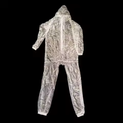 Kart Motorcycle Plus Size Transparent Soft Waterproof Windproof One-piece Raincoat Adult PVC Plastic