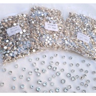 Diamond Silver Shell Grade A ss20 ss25 ss30 ss35 [720 pcs]