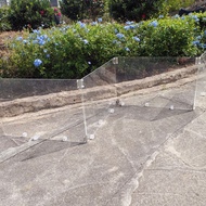 Transparent Transparent Acrylic Dog Fence Foldable Fence Door Fence Isolation Door Fence Dog Blockin