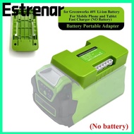 ESTRENAR Battery Adapter Holder, Multifunctional Portable Belt Clip,  40V Lithium USB Type-C Charger