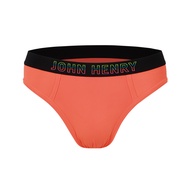 JOHN HENRY UNDERWEAR Neon กางเกงชั้นในผู้ชาย ทรงบรี๊ฟ รุ่น JU JU2NE303 สีส้ม