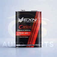 EXN 15W40 Premium Mineral High Performance Engine Oil 4L | Minyak Hitam | Minyak Engine