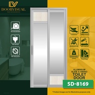 Slide and Swing Toilet Door asstl34