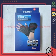 NEWEST - Aomei 6709 Glove Gym Anti Slip Fitness Support Training Gloves
