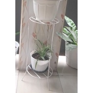 HK604 standingpot minimalis rak bunga besi tinggi 60cm diameter 25cm