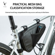 Bike Frame Storage Pack Easy Cleaning Bike Crossbar Bag For Keys