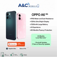 OPPO A6 5G 12(6+6GB) + 256GB | 45W 7000mAh Battery | NFC | 50MP Camera |120Hz Display | IP69