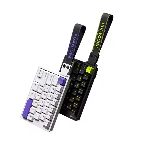 FURYCUBE M30HE Magnetic Switch Mechanical Keyboard Single-handed Wired 0.1ms 0.01mm RT 8K Custom RGB