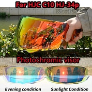 C10 Photochromic Visor lens Motorcycle Full Face Helmet Visor Lens Replacement Lens For HJC C10 HJ-3