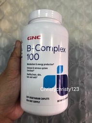 (大樽 250粒) ~GNC 綜合維他命 B100 (GNC B-Complex 100) ~到期日: 2025年 03月