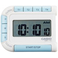 นาฬิกาจับเวลาถอยหลังนาฬิกาดิจิตอล CASIO พร้อมแม่เหล็ก TMR-71S-7JH สีขาว