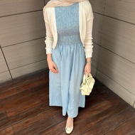Emily Long Dress | Dress Wanita | Stretch Dress | Long Dress