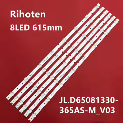LED Backlight strip 8 lamp For TCL 65"TV JL.D65081330-365AS-M_V03 65S421LCAA 4C-LB6508-PF02J 65S421 