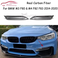 M3 M4 Real Carbon Fiber Upper Splitter For BMW F80 M3 F82 F83 M4 2014-2020 420i 428i 430i 440i Front
