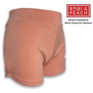 Robi & Peach: Athena Neoprene Short Shorts for Women | Booty Shorts for Women