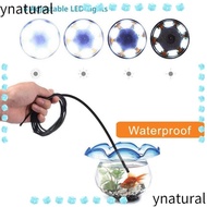 YNATURAL Inspection Camera, LED Light 408P/720P/1080P HD Inspection Camera, 3 in 1 IP67 Waterproof U