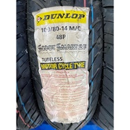 Honda Vario/PCX DUNLOP SCOOT SMART 2F 100/80-14 Tubeless Motorcycle Tires