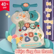 Bunnies Baby Walker, Wide Handle, Safe Anti-Slip Wheels, Easy to Disassemble, 2 Colors