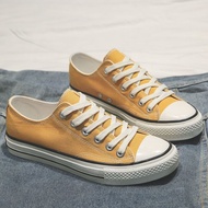 ♈✼๑  Officer hinder genuine Fan Kuangwei high help canvas shoes male students han edition 1970 s low